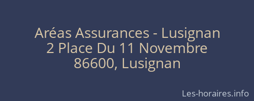 Aréas Assurances - Lusignan