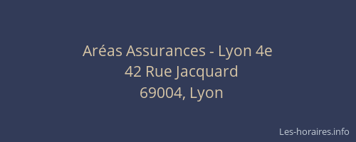 Aréas Assurances - Lyon 4e