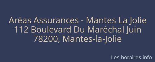 Aréas Assurances - Mantes La Jolie