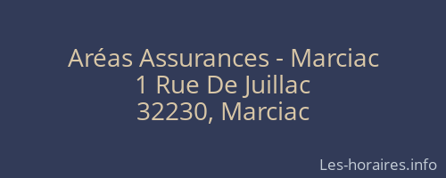 Aréas Assurances - Marciac