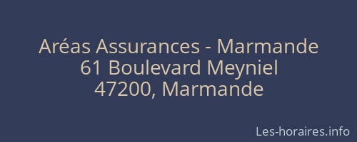 Aréas Assurances - Marmande