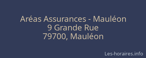 Aréas Assurances - Mauléon