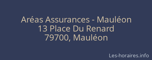 Aréas Assurances - Mauléon
