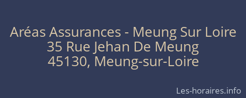 Aréas Assurances - Meung Sur Loire