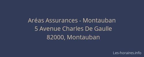 Aréas Assurances - Montauban