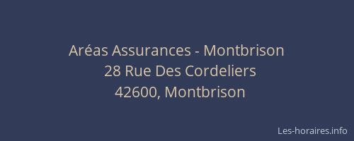 Aréas Assurances - Montbrison