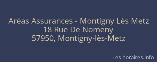 Aréas Assurances - Montigny Lès Metz