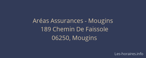Aréas Assurances - Mougins
