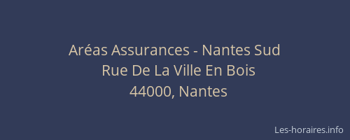 Aréas Assurances - Nantes Sud