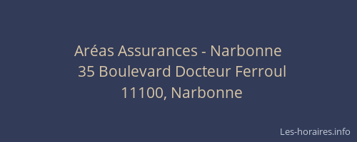 Aréas Assurances - Narbonne