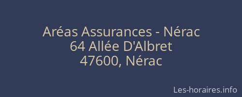 Aréas Assurances - Nérac