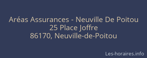 Aréas Assurances - Neuville De Poitou