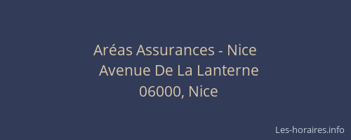 Aréas Assurances - Nice