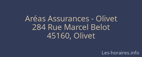 Aréas Assurances - Olivet