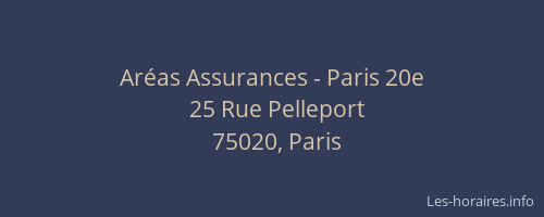 Aréas Assurances - Paris 20e