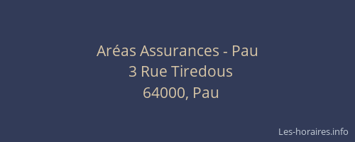 Aréas Assurances - Pau