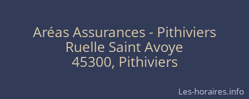 Aréas Assurances - Pithiviers