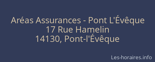 Aréas Assurances - Pont L'Évêque