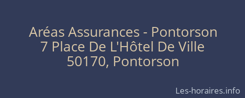 Aréas Assurances - Pontorson