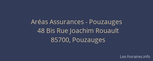 Aréas Assurances - Pouzauges