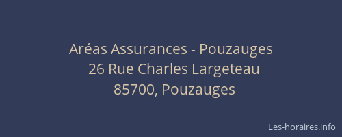 Aréas Assurances - Pouzauges