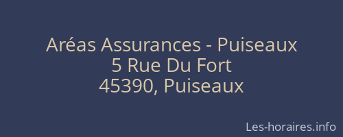 Aréas Assurances - Puiseaux