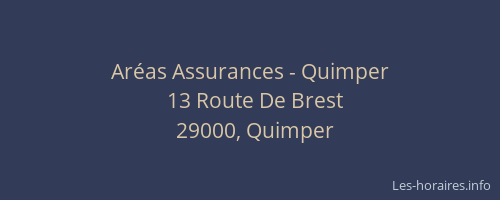 Aréas Assurances - Quimper