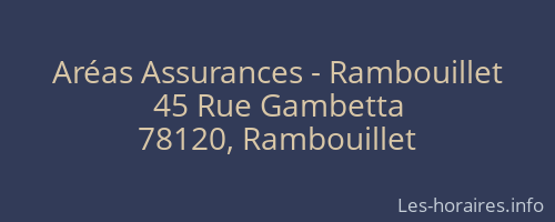 Aréas Assurances - Rambouillet