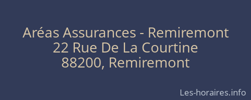 Aréas Assurances - Remiremont