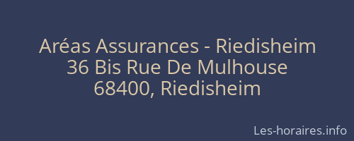Aréas Assurances - Riedisheim