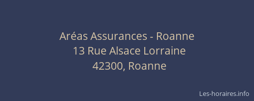 Aréas Assurances - Roanne