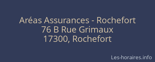 Aréas Assurances - Rochefort