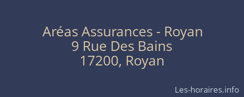 Aréas Assurances - Royan