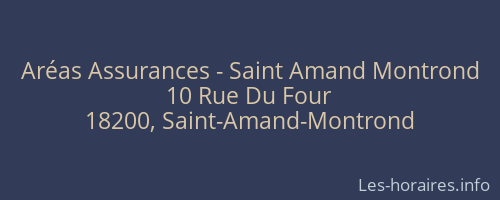 Aréas Assurances - Saint Amand Montrond