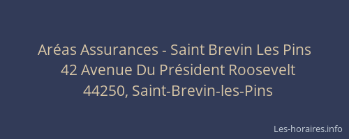 Aréas Assurances - Saint Brevin Les Pins