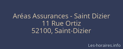 Aréas Assurances - Saint Dizier
