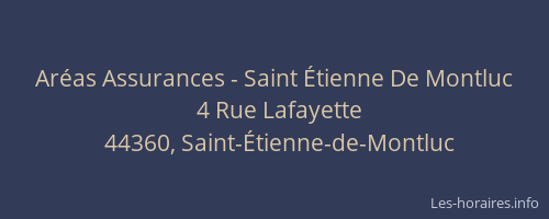 Aréas Assurances - Saint Étienne De Montluc