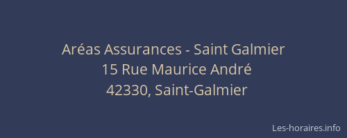 Aréas Assurances - Saint Galmier