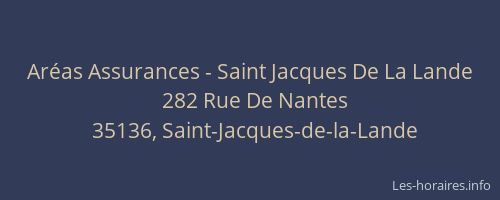 Aréas Assurances - Saint Jacques De La Lande