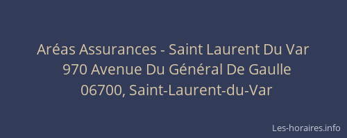 Aréas Assurances - Saint Laurent Du Var