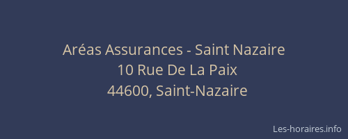 Aréas Assurances - Saint Nazaire