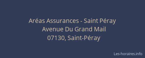 Aréas Assurances - Saint Péray