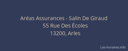 Aréas Assurances - Salin De Giraud