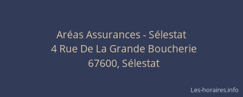 Aréas Assurances - Sélestat