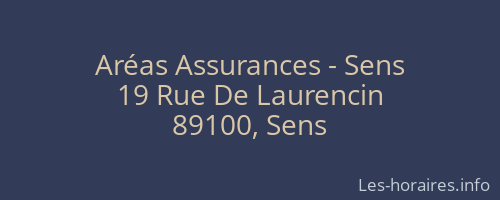 Aréas Assurances - Sens
