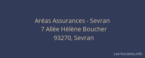 Aréas Assurances - Sevran