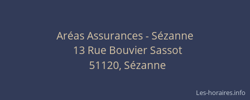 Aréas Assurances - Sézanne