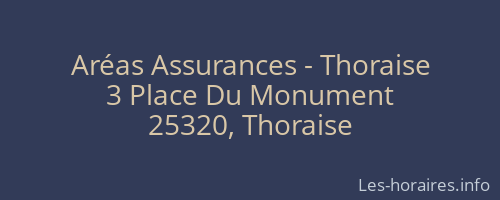 Aréas Assurances - Thoraise