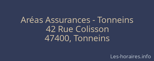 Aréas Assurances - Tonneins
