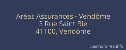 Aréas Assurances - Vendôme